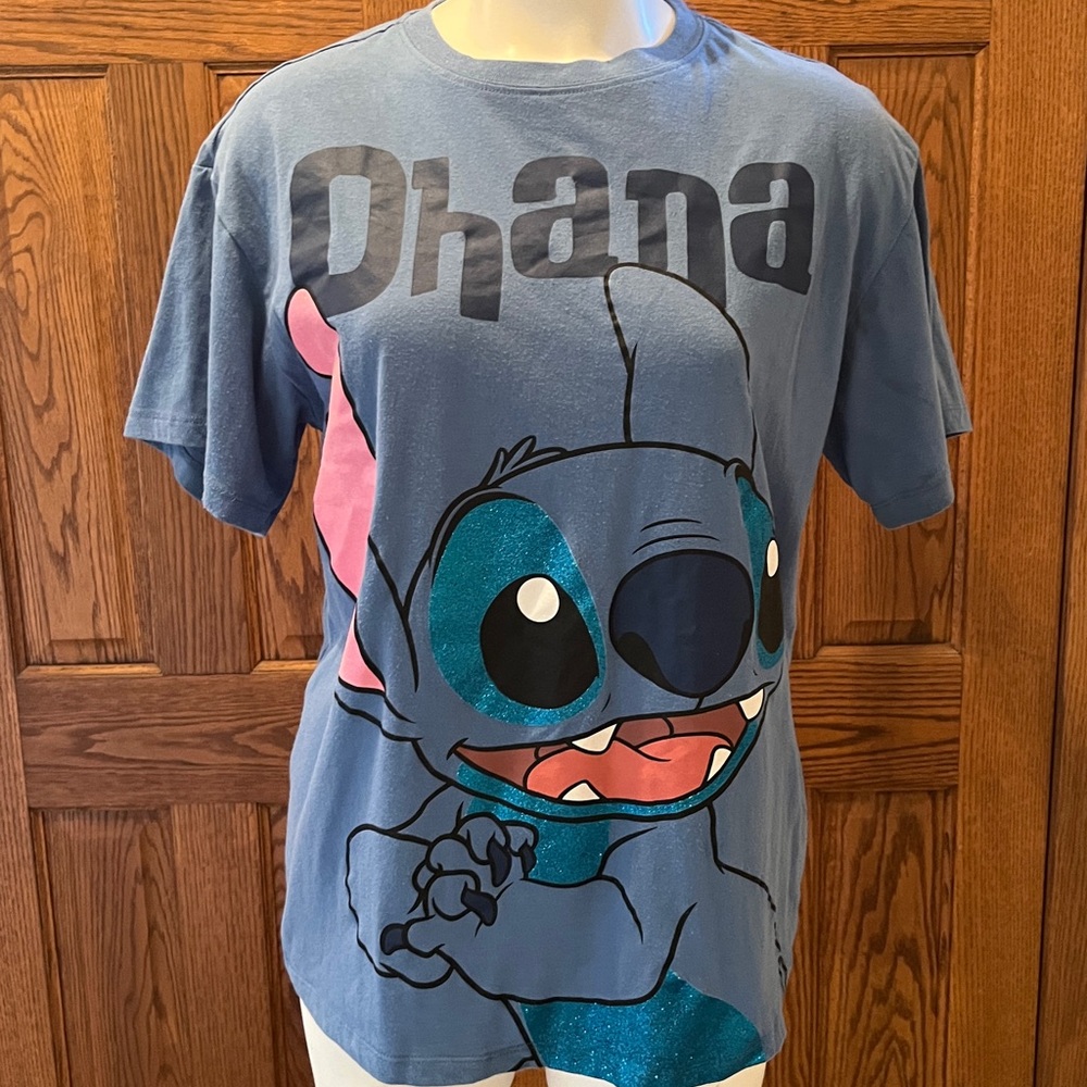 Disney “Stitch” with glittery accents L